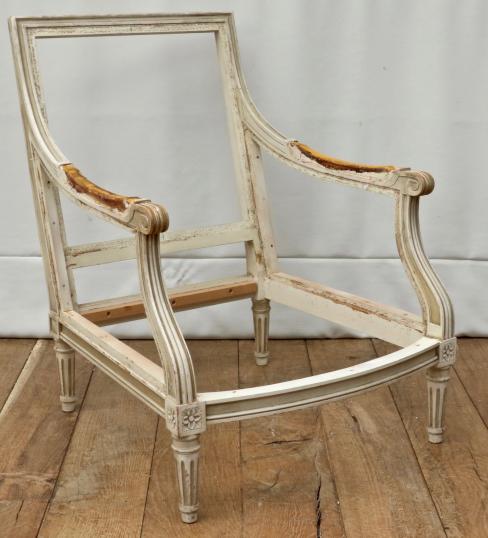 Pair of Louis XVI Chair Frames